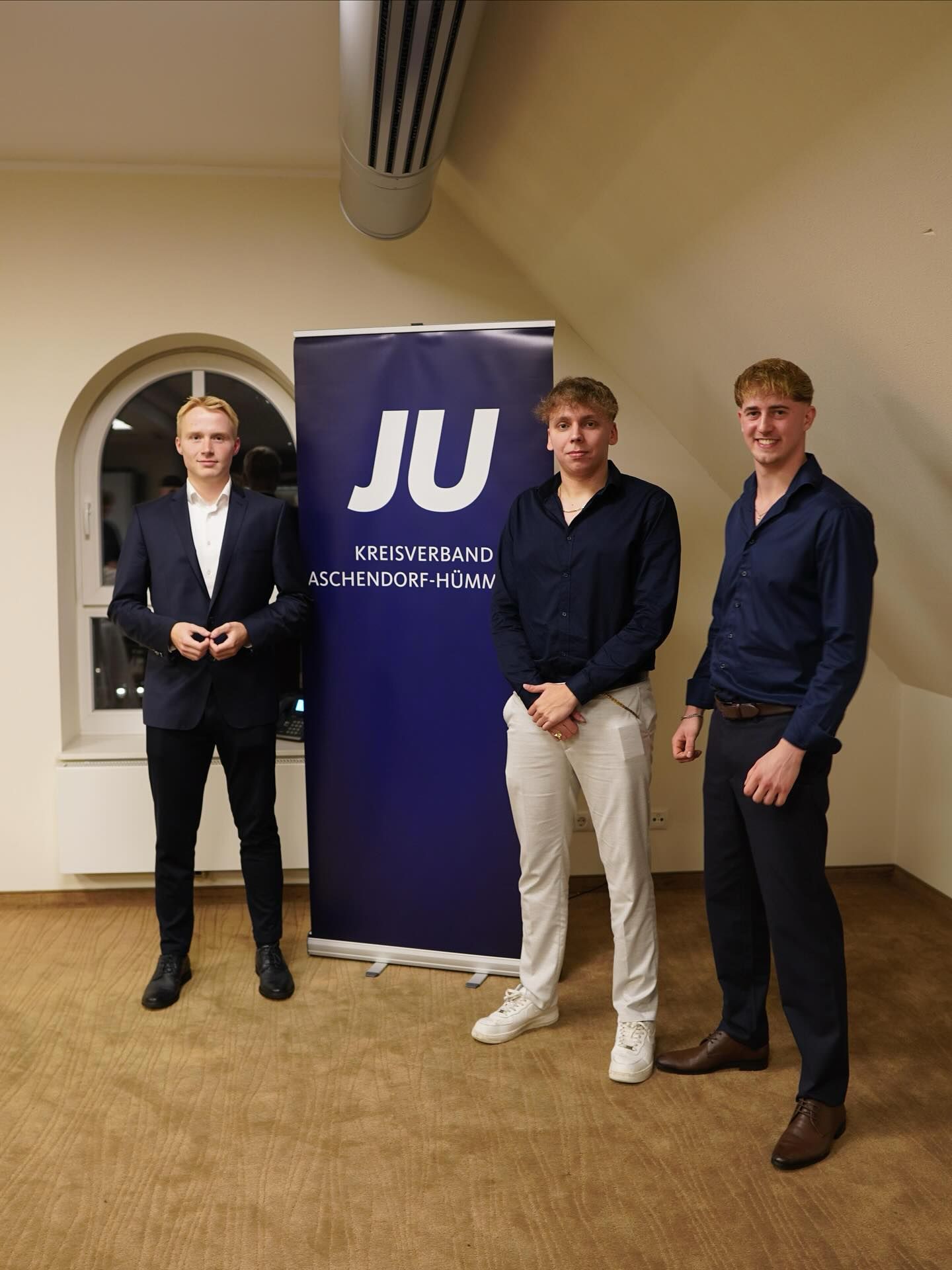 Von links. Jonas Husmann, Kai Mller und Justin Becker
